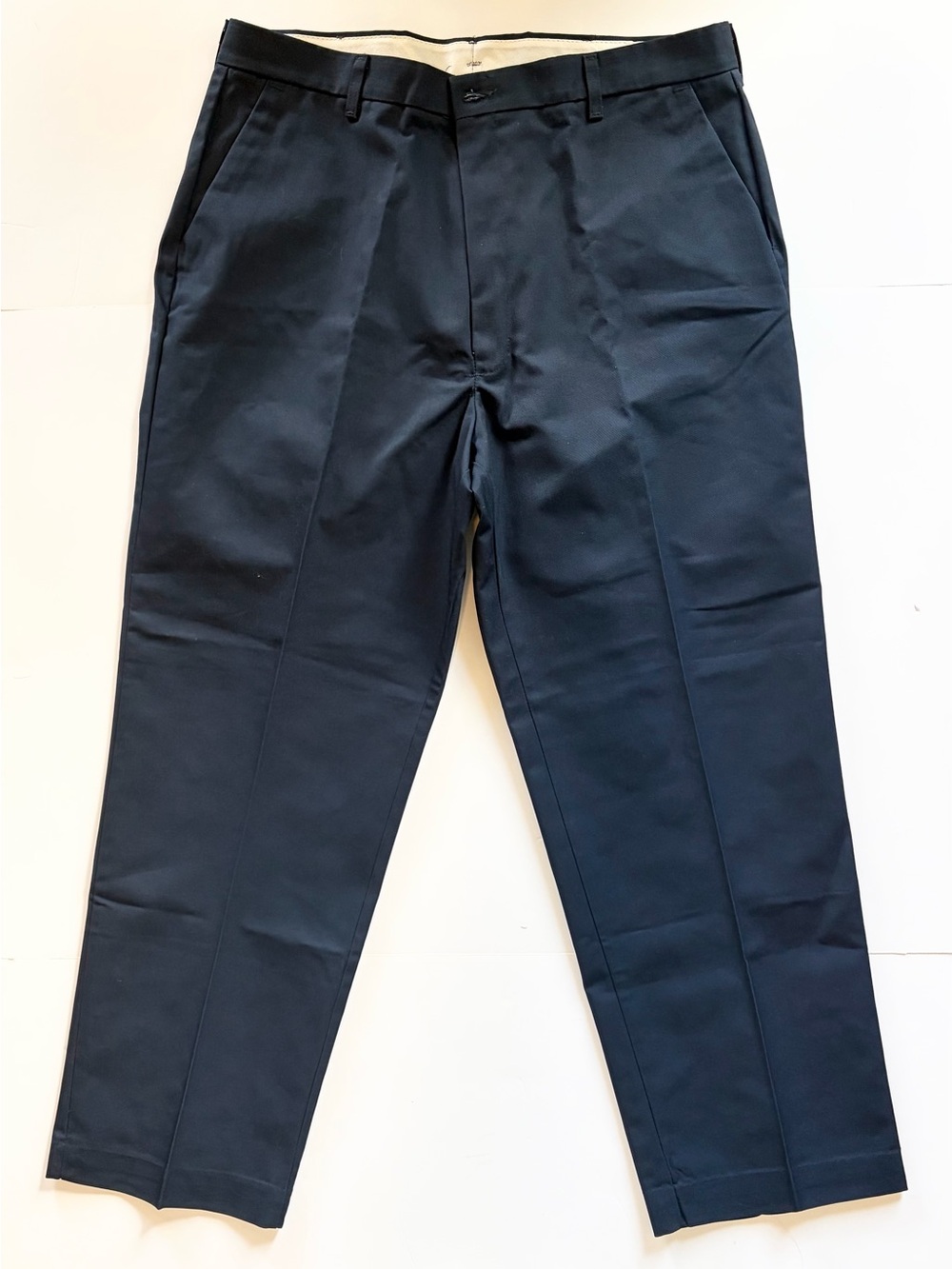 Classic Navy Men's Dress Pants - Modern Tailored Look Size 40